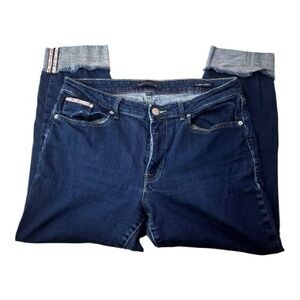 Tommy Hilfiger Dark Blue Capri Above Ankle Jeans